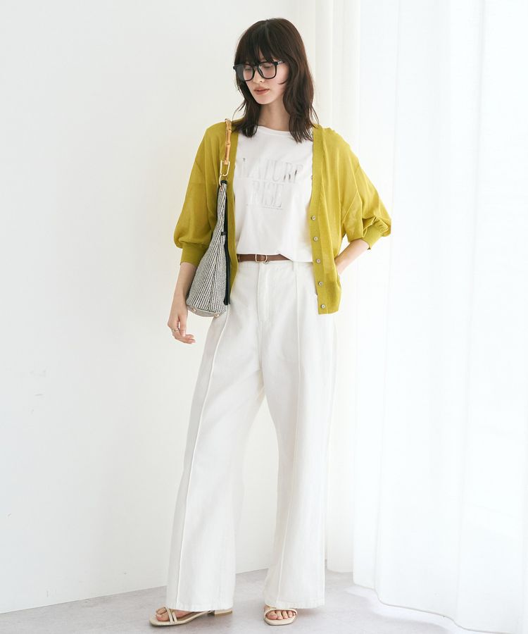 YECCA VECCA「綿麻バギーツイルパンツ」|その他|