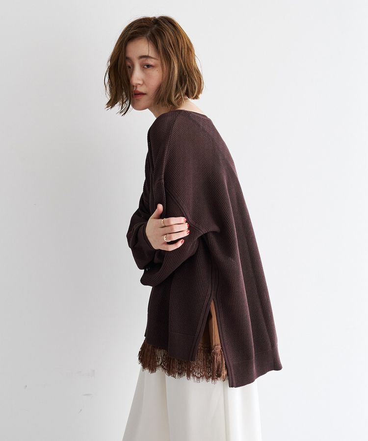 Editt by YECCA VECCA「メッシュルーズニット」|ニット・セーター|