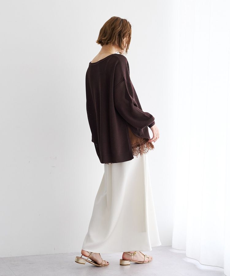 Editt by YECCA VECCA「メッシュルーズニット」|ニット・セーター|