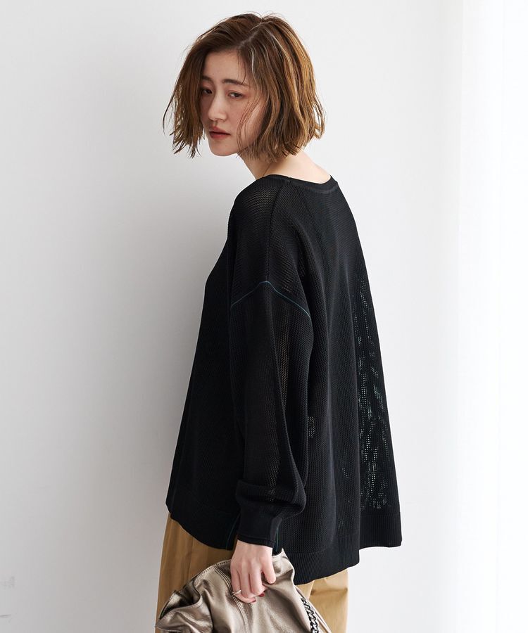 Editt by YECCA VECCA「メッシュルーズニット」|ニット・セーター|