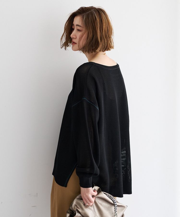 Editt by YECCA VECCA「メッシュルーズニット」|ニット・セーター|