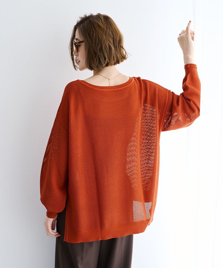 Editt by YECCA VECCA「メッシュルーズニット」|ニット・セーター|