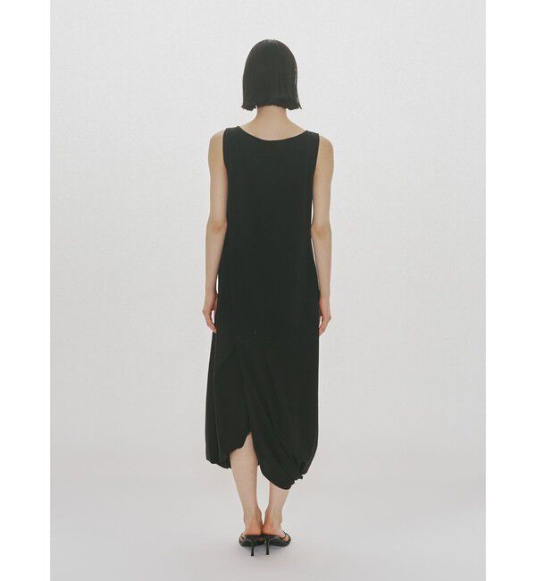 MIDIUMISOLID「MIDIUMISOLID for Ladies ジャージツイストヘムワンピース」|ワンピース|