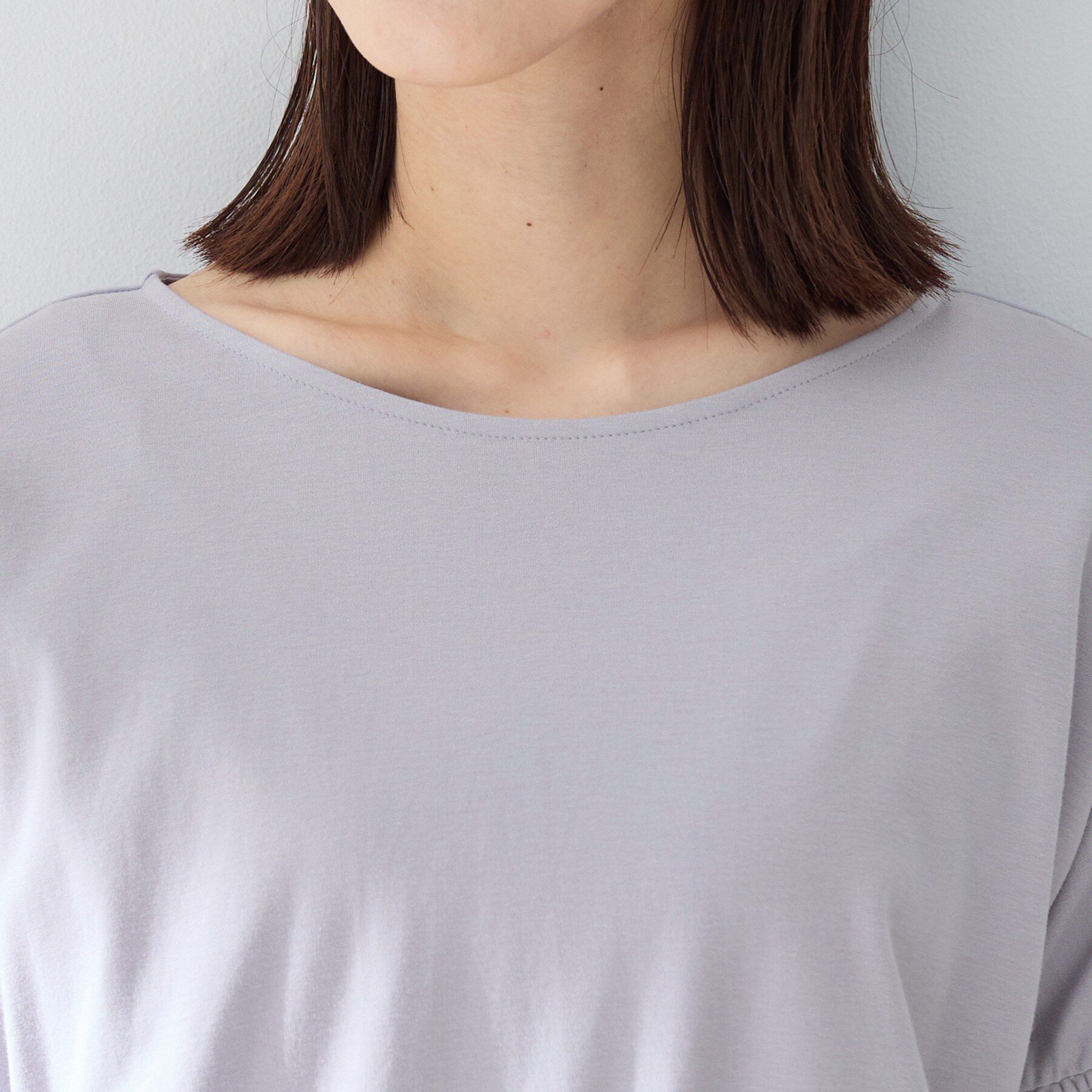 UNTITLED「【接触冷感/汗染み防止/吸水速乾/UVカット】シャーリングプルオーバー」|Tシャツ・カットソー|