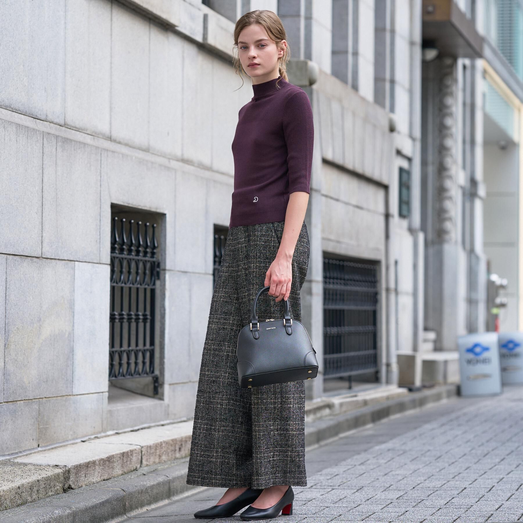 DRESSTERIOR「【接触冷感】クールタッチカットハーフスリーブプルオーバー」|ニット・セーター|