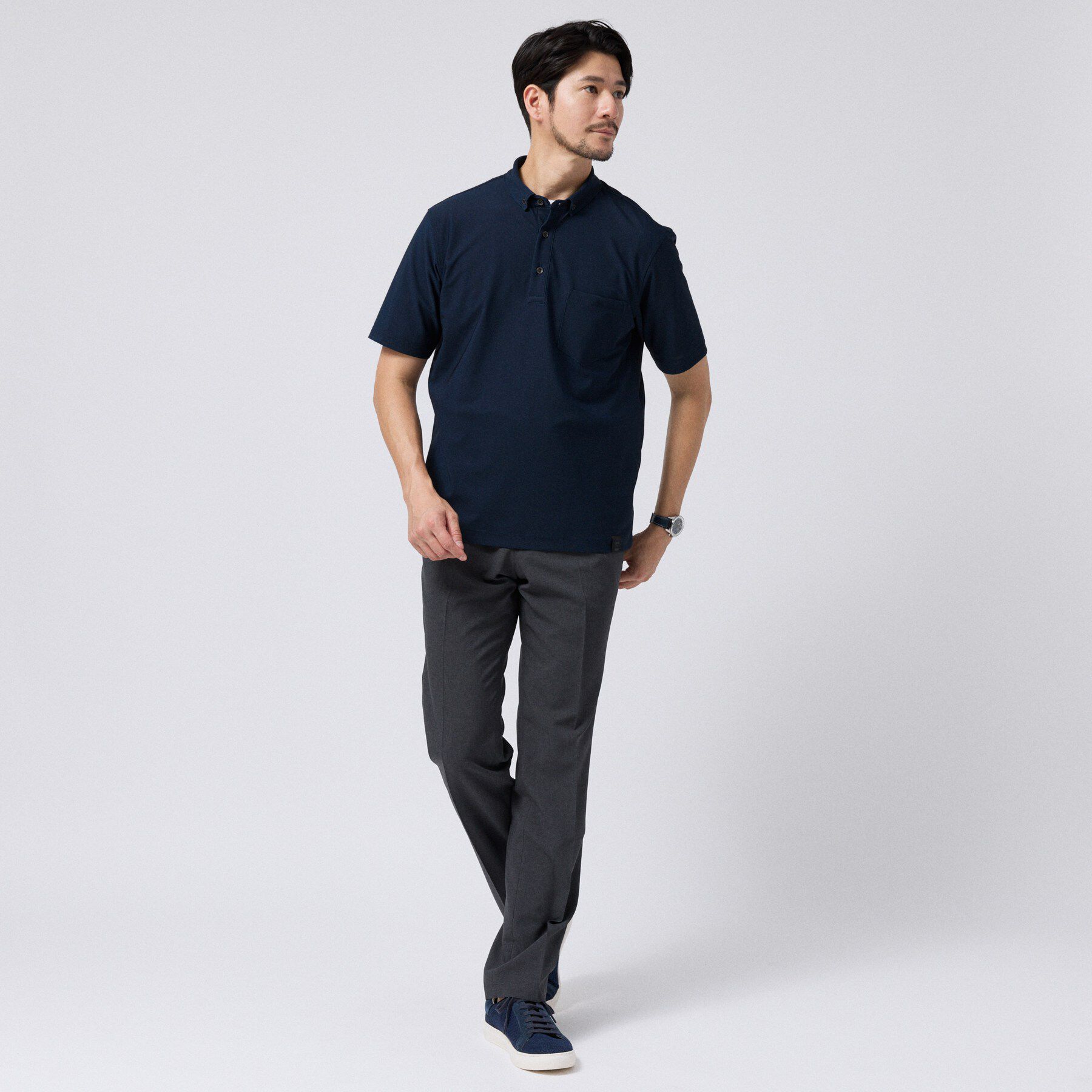 TAKEO KIKUCHI「【通気性】AIR TOOL ポロシャツ」|ポロシャツ|