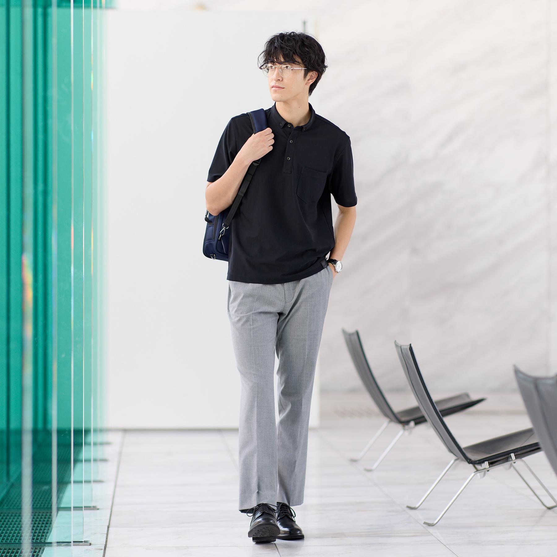TAKEO KIKUCHI「【通気性】AIR TOOL ポロシャツ」|ポロシャツ|