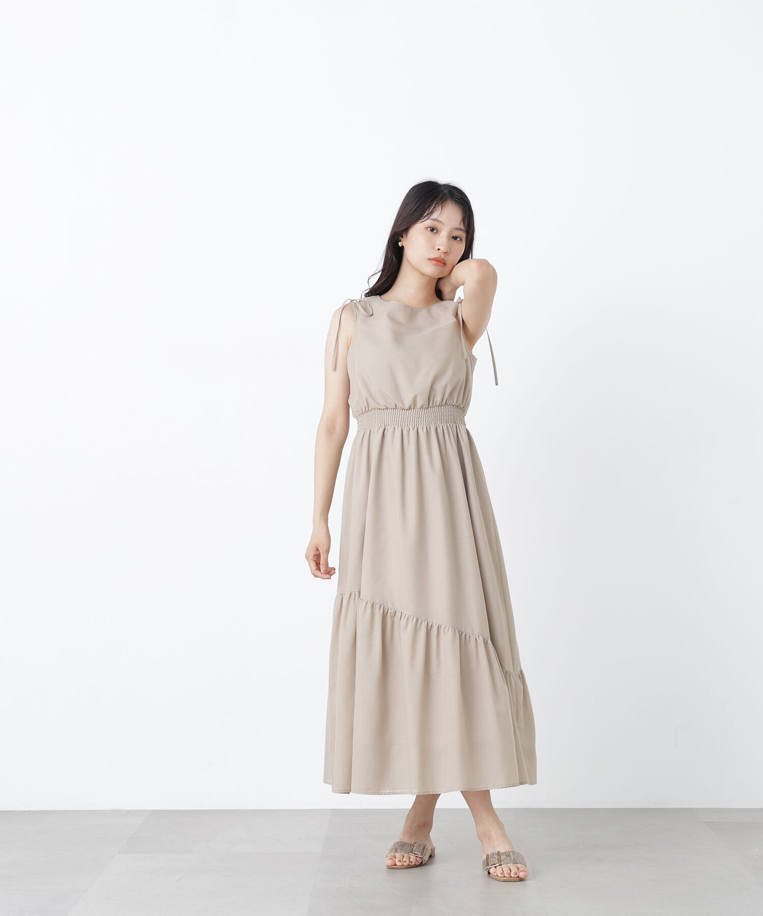  「〈N.〉ショルダーリボンワンピース」|ワンピース|