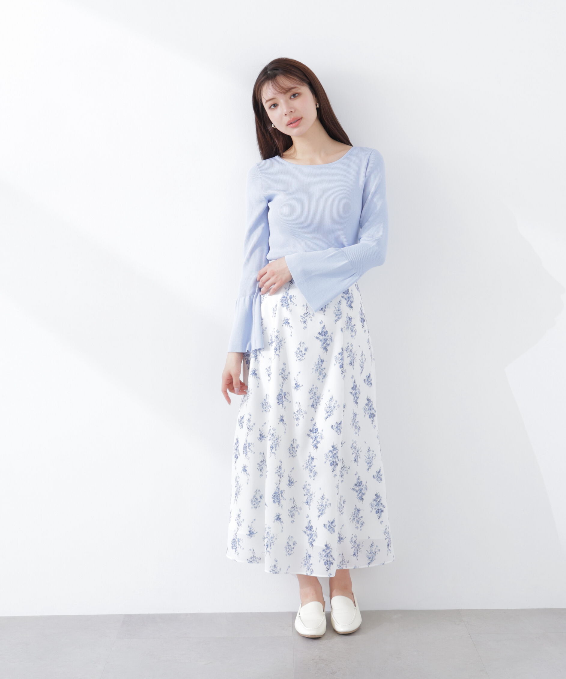 PROPORTION BODY DRESSING「フラワープリントフレアスカート　26SS」|スカート|