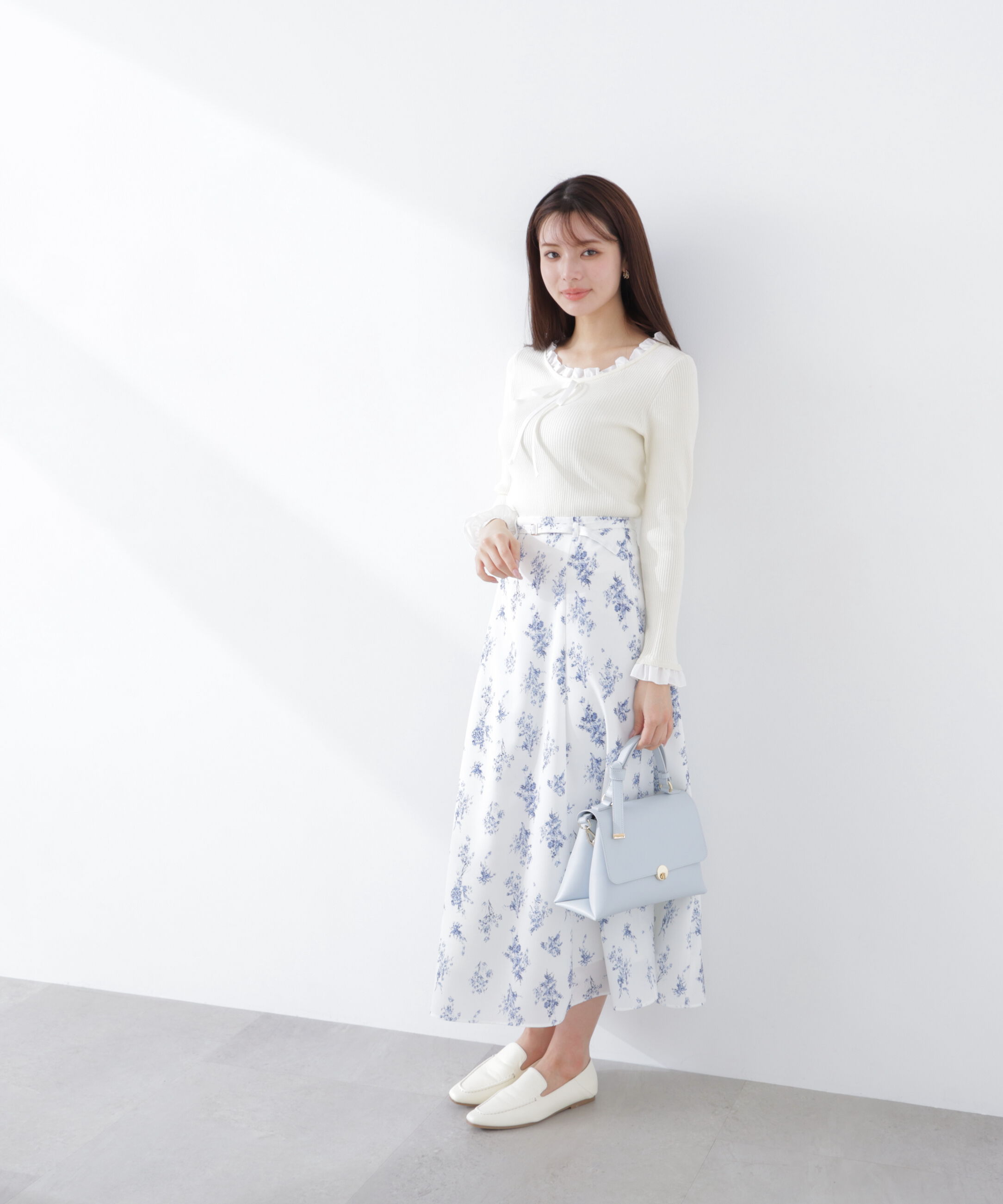 PROPORTION BODY DRESSING「フラワープリントフレアスカート　26SS」|スカート|