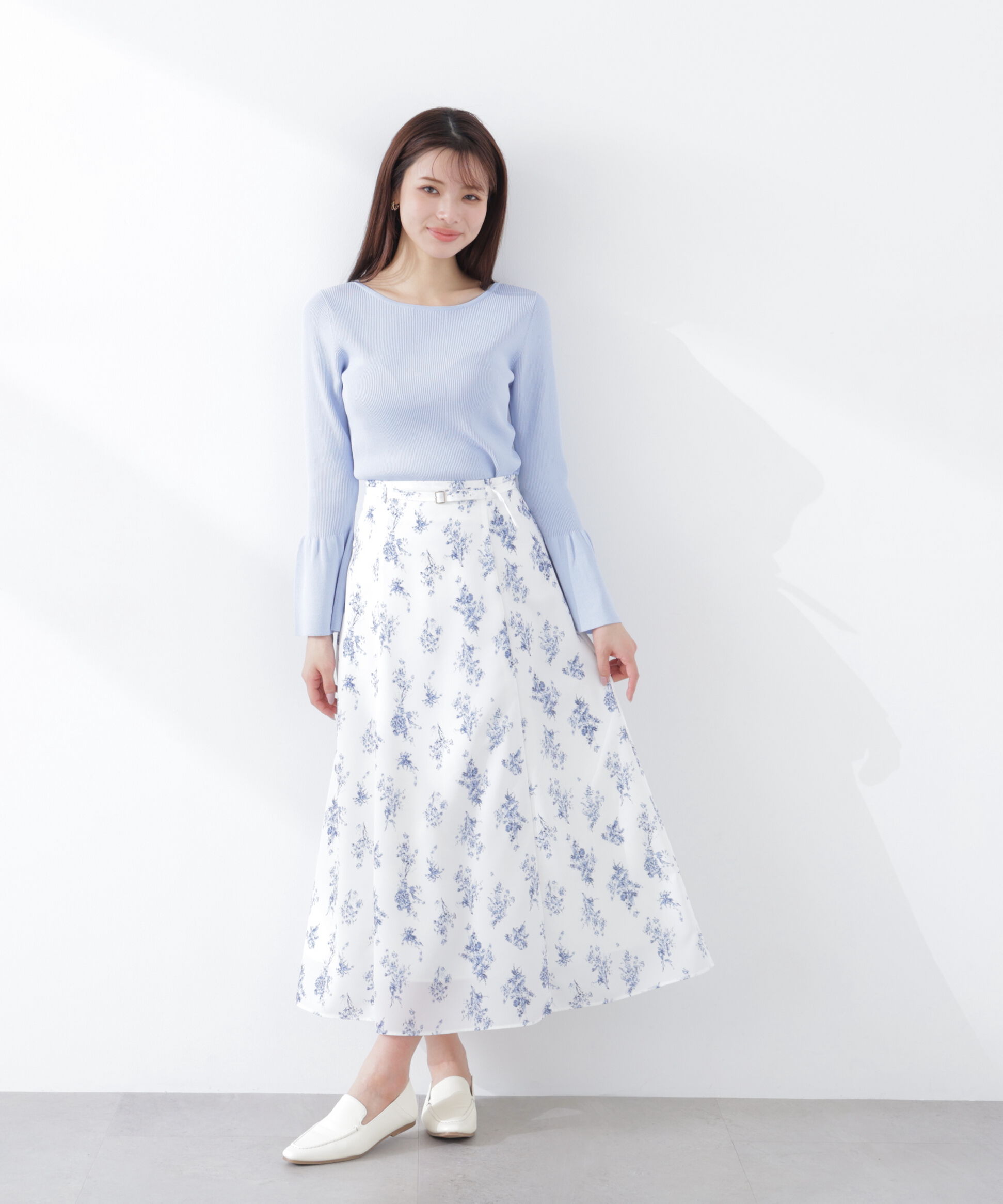 PROPORTION BODY DRESSING「フラワープリントフレアスカート　26SS」|スカート|
