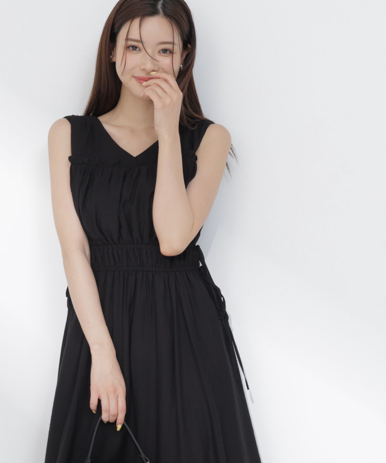 PROPORTION BODY DRESSING「ウエストリボンギャザーワンピース」|ワンピース|