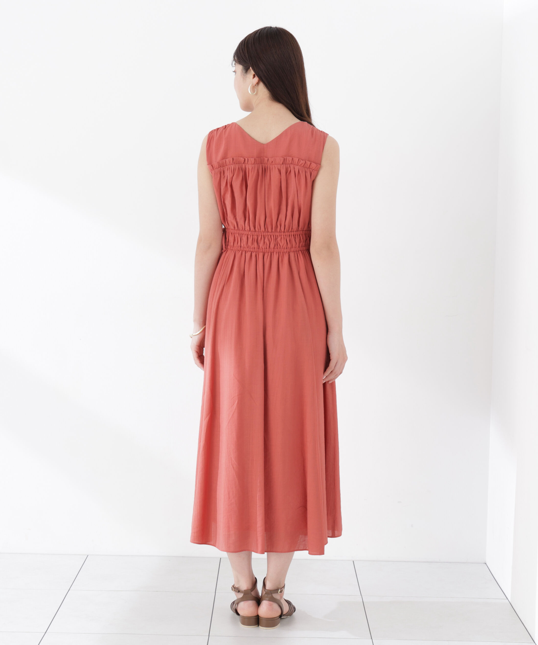 PROPORTION BODY DRESSING「ウエストリボンギャザーワンピース」|ワンピース|