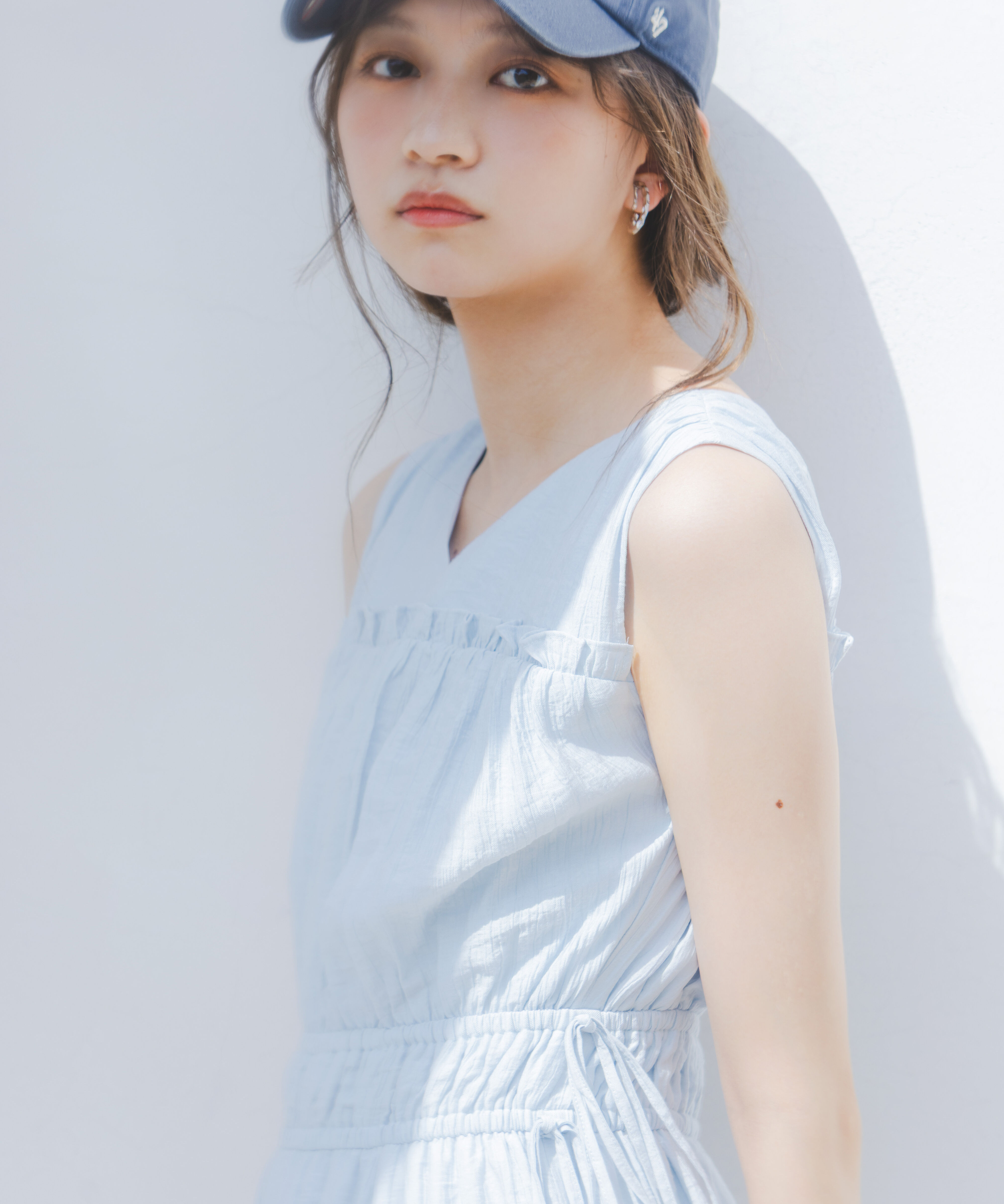 PROPORTION BODY DRESSING「ウエストリボンギャザーワンピース」|ワンピース|