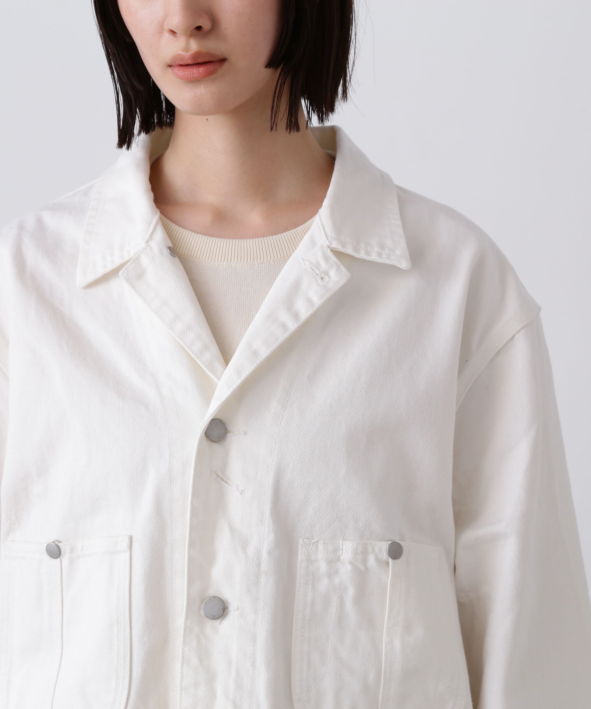 YLEVE 「Ｙ / 13oz ORGANIC COTTON DENIM COVERALL JACKET」|ブルゾン・スタジャン|