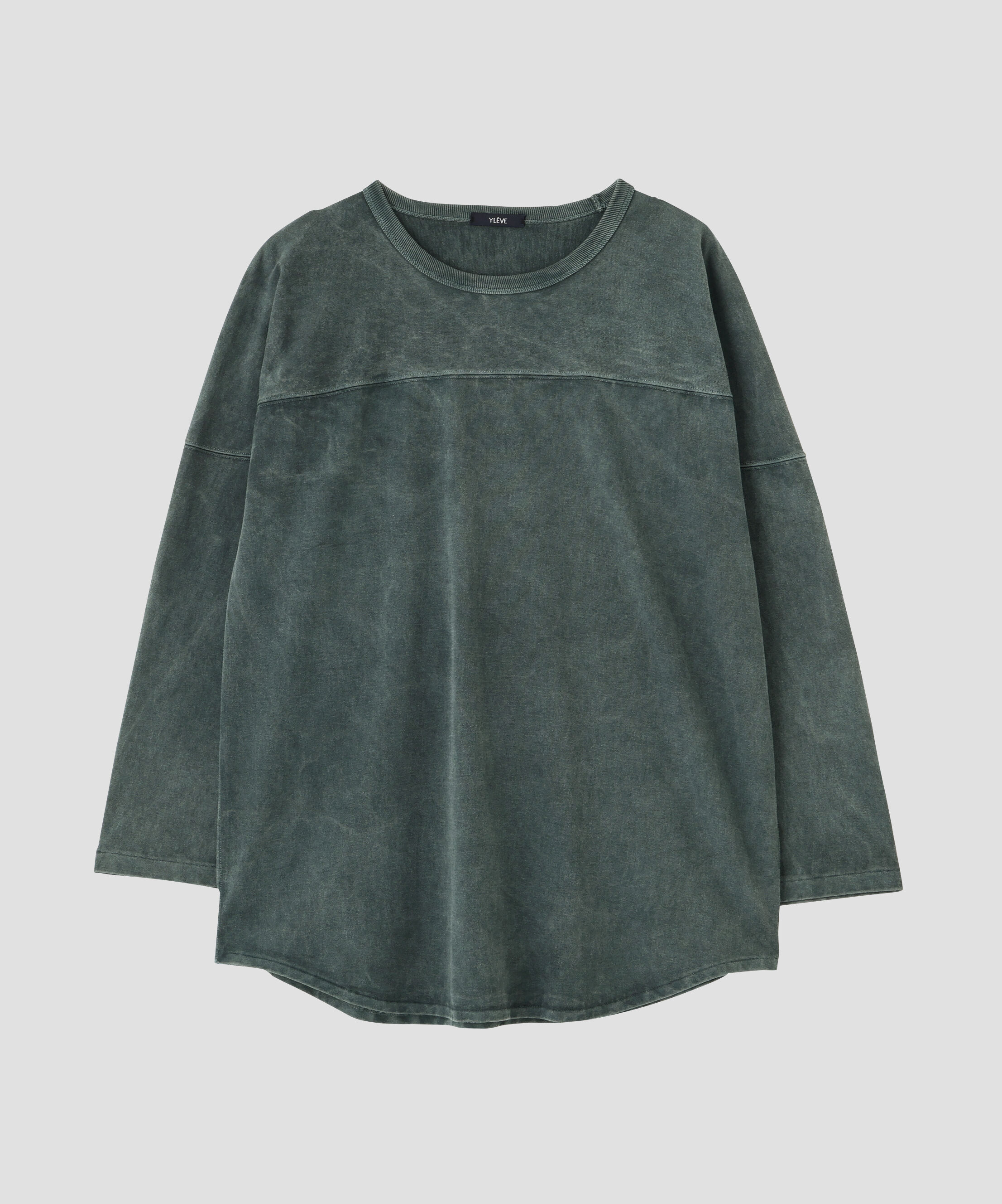 YLEVE 「YLEVE / PIGMENT DYED COTTON FOOTBALL T」|Tシャツ・カットソー|