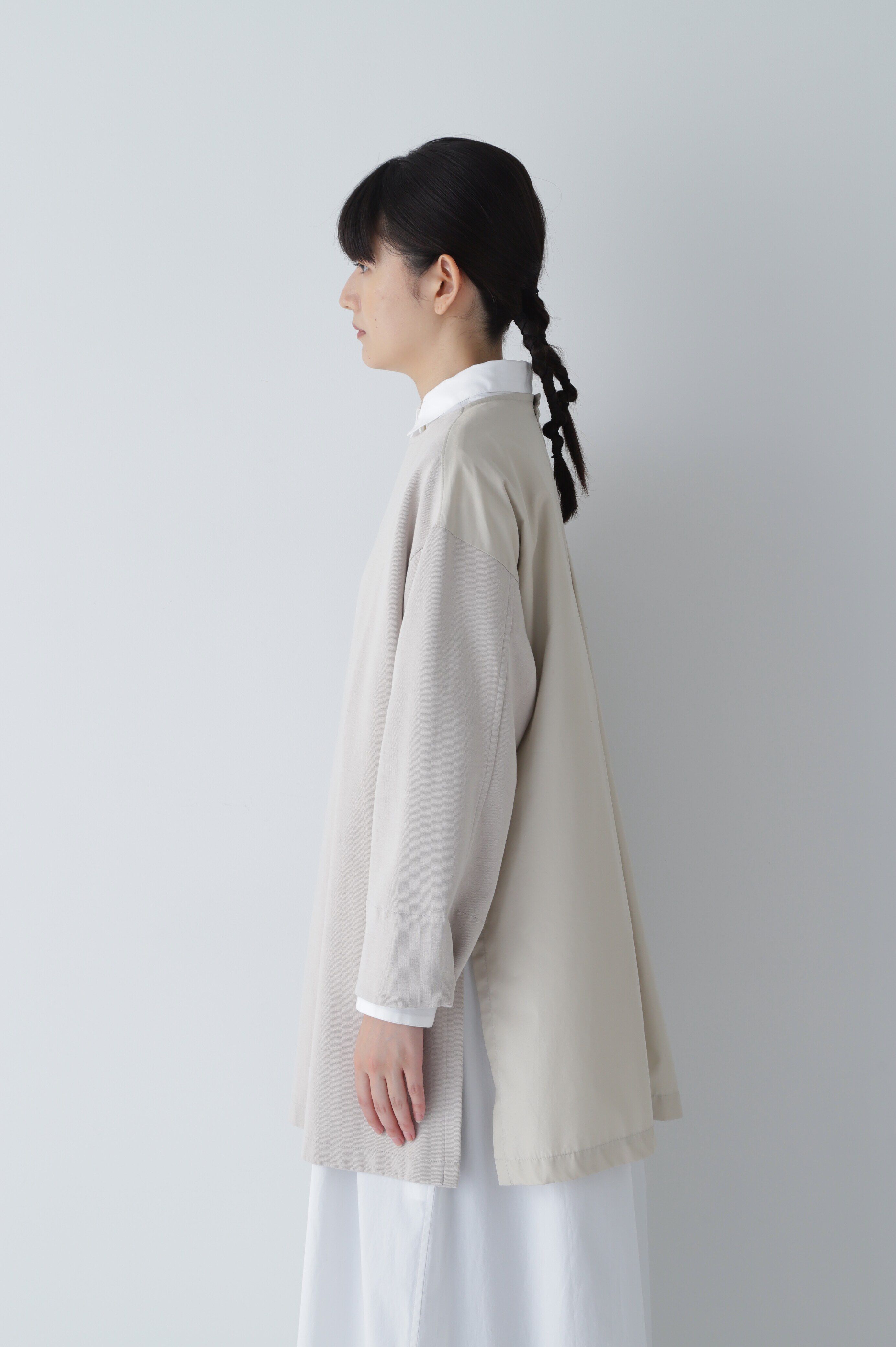  「◆布帛コンビダンボールニット」|Tシャツ・カットソー|