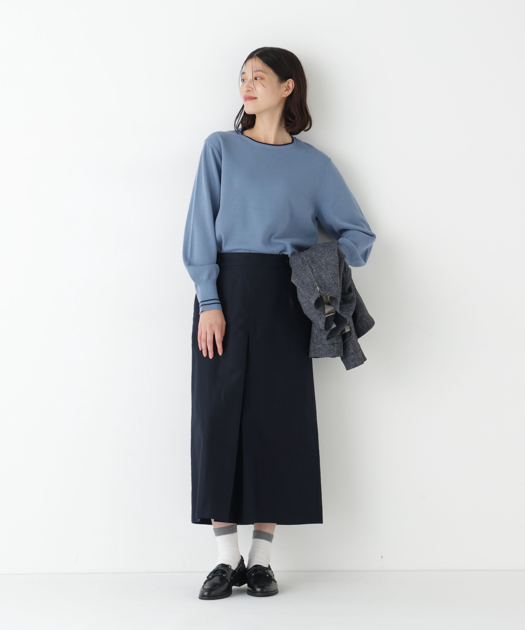  「◆《ｵｰｶﾞﾆｯｸｺｯﾄﾝ混 / ｳｫｯｼｬﾌﾞﾙ》ｵｰｶﾞﾆｯｸｺｯ 」|ニット・セーター|