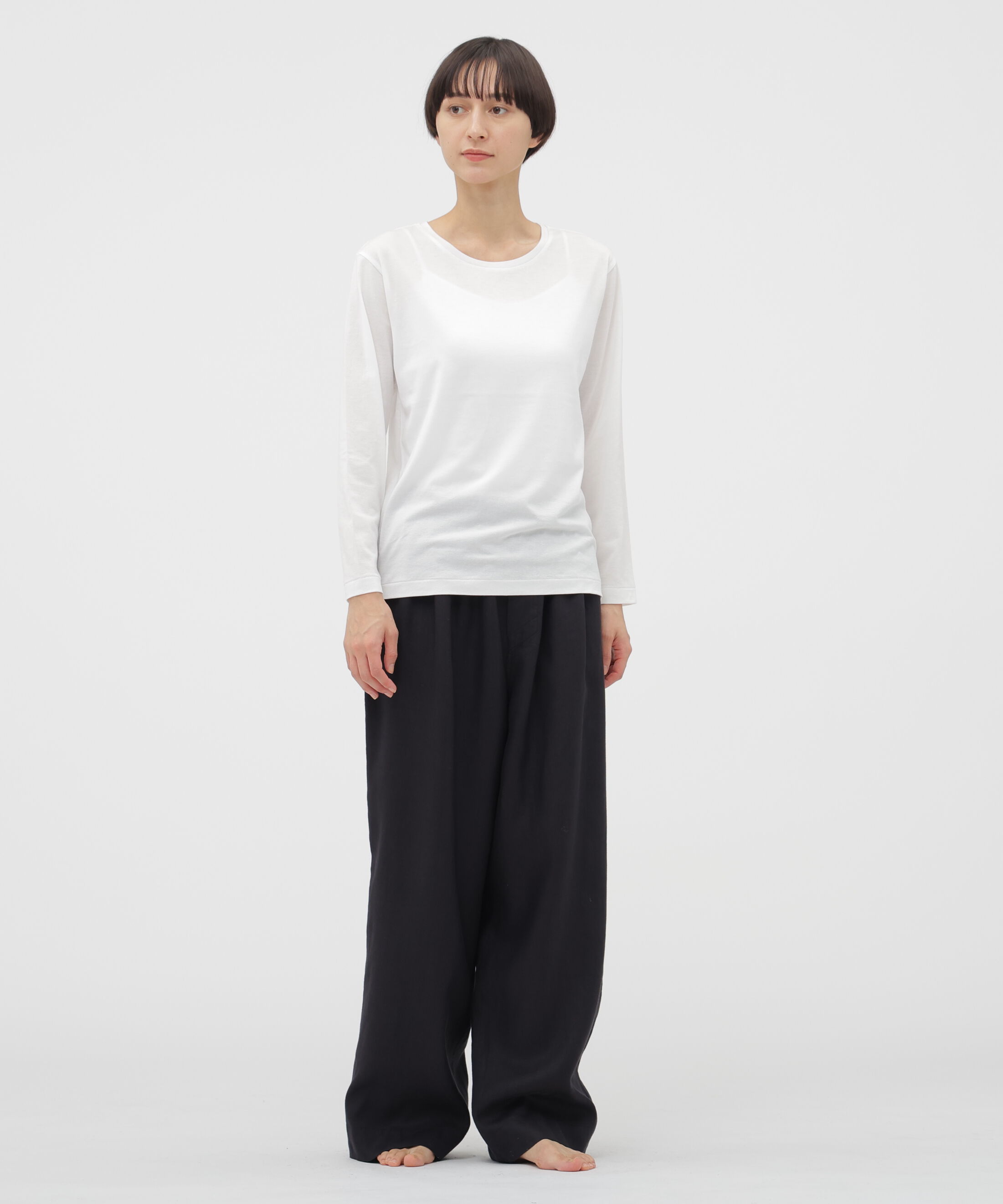 MARGARET HOWELL HOUSEHOLDGOODS「SUPERFINE COTTON JERSEY TOP」|Tシャツ・カットソー|