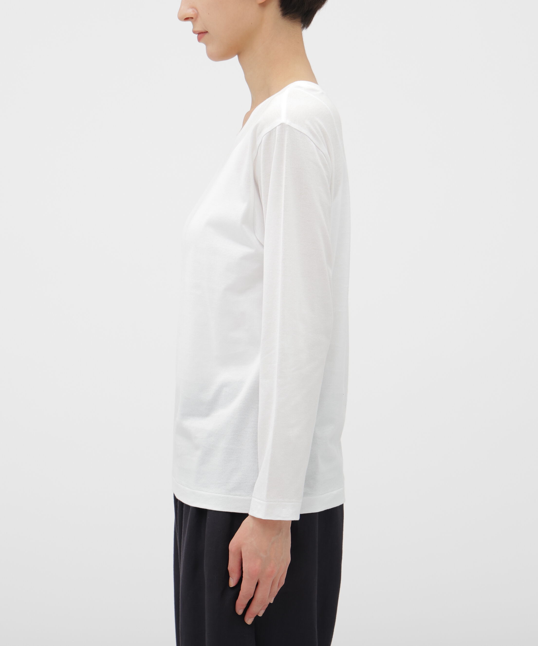 MARGARET HOWELL HOUSEHOLDGOODS「SUPERFINE COTTON JERSEY TOP」|Tシャツ・カットソー|