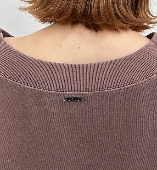 archives「ピグメントオフショルミドルスウェット」|Tシャツ・カットソー|