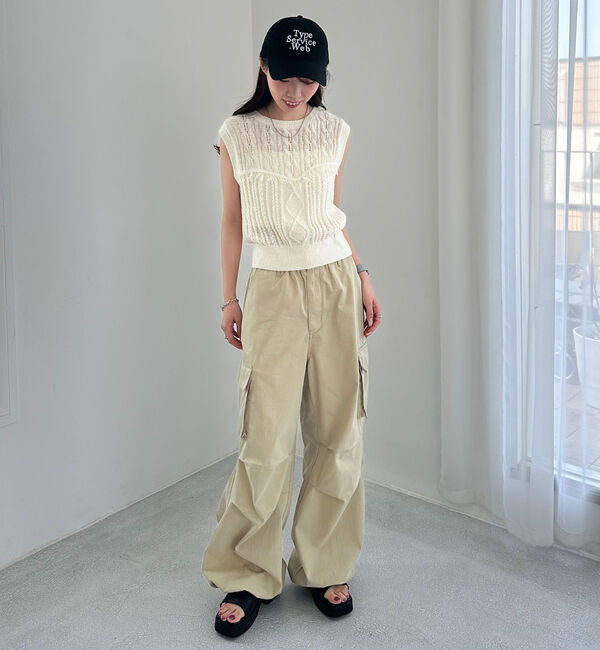 archives「テープヤーンケーブルニットベスト」|ベスト・ジレ|
