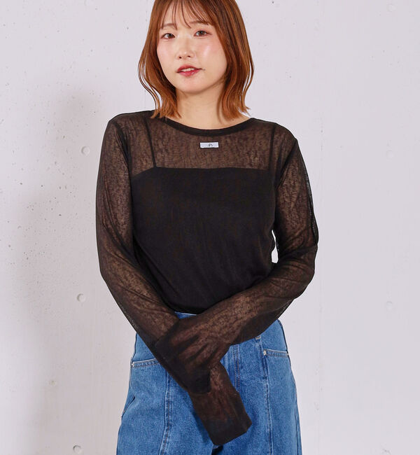 archives「スラブカットクルーネックトップス」|Tシャツ・カットソー|