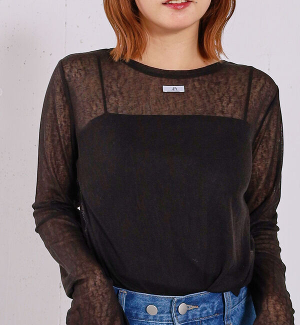 archives「スラブカットクルーネックトップス」|Tシャツ・カットソー|