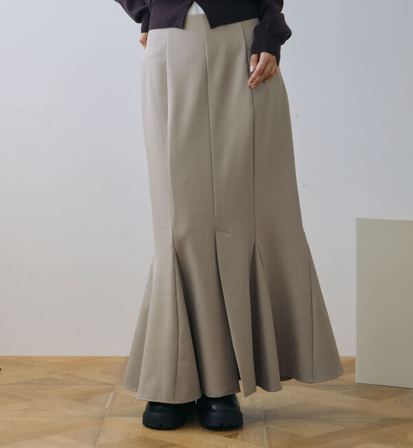 archives「【ＯＮかわ】ウォッシャブルマーメイドＳＫ／」|スカート|BEIGE