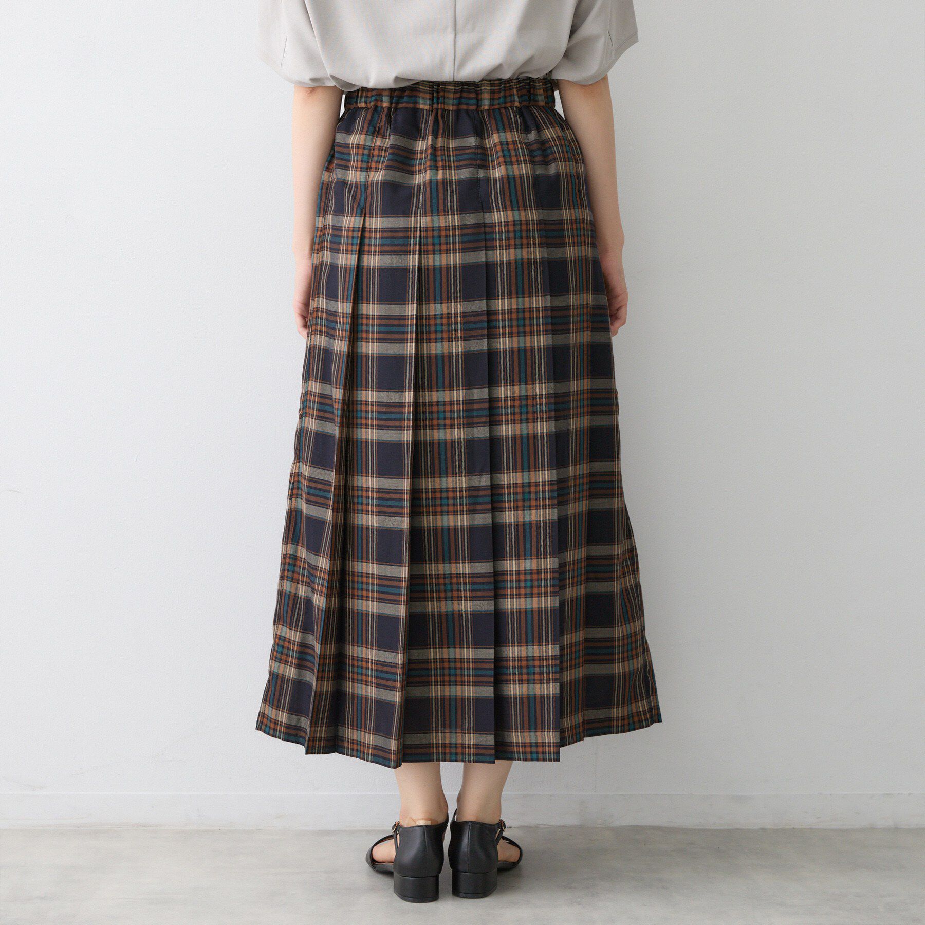 Dessin「【セットアップ可】シアーチェック プリーツスカート」|スカート|