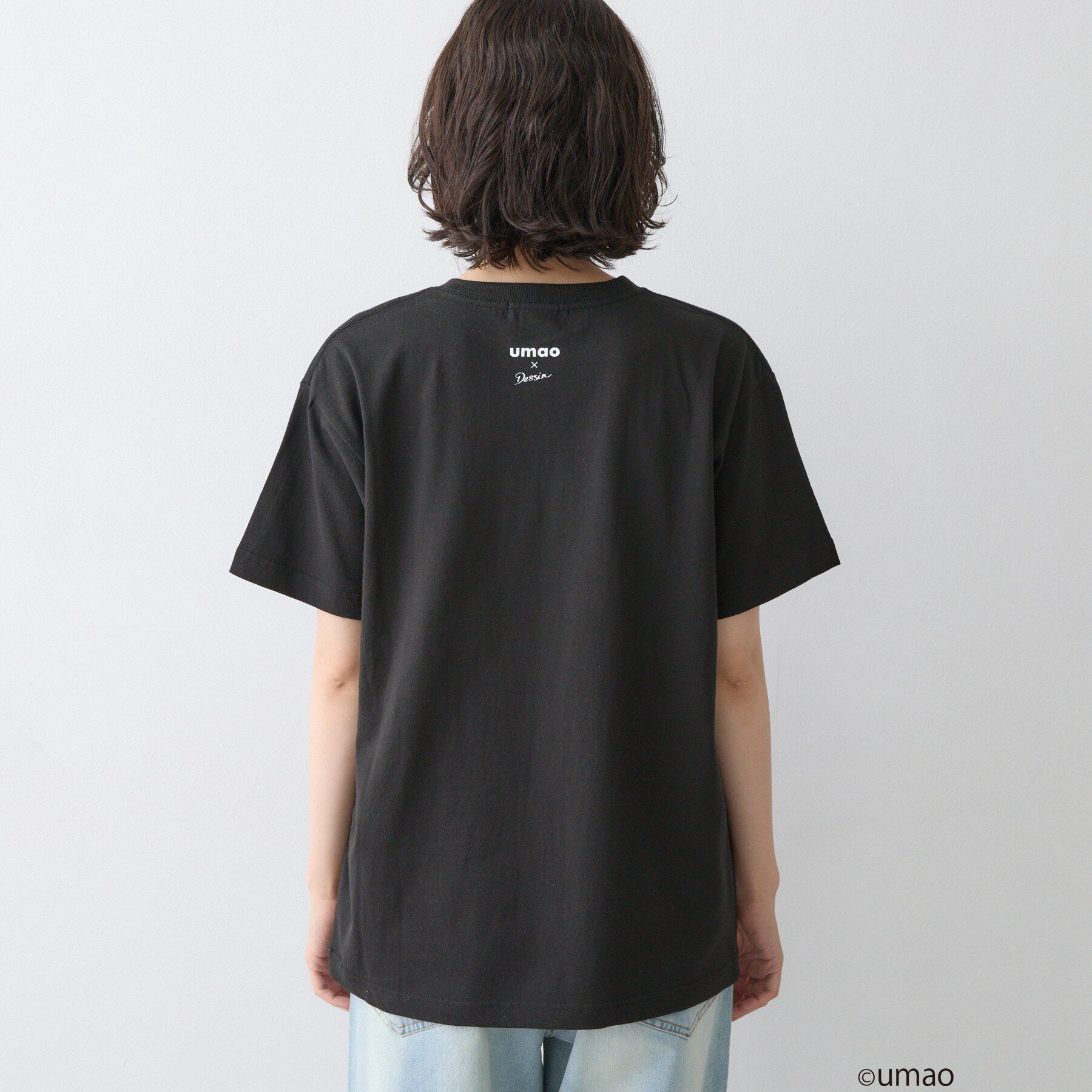 Dessin「UMAO&times;Dessinコラボ プリントキャットフェイスT」|Tシャツ・カットソー|