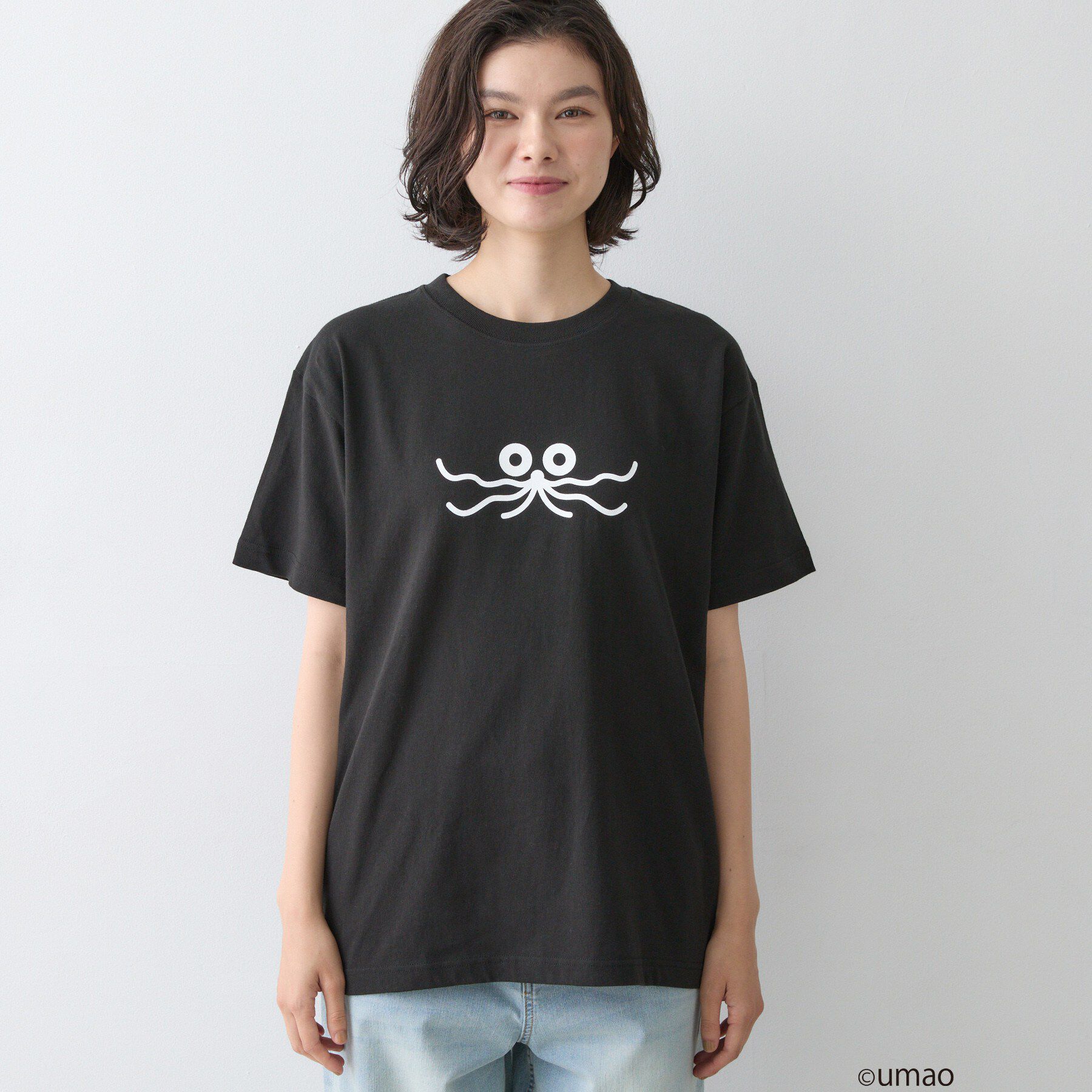 Dessin「UMAO&times;Dessinコラボ プリントキャットフェイスT」|Tシャツ・カットソー|