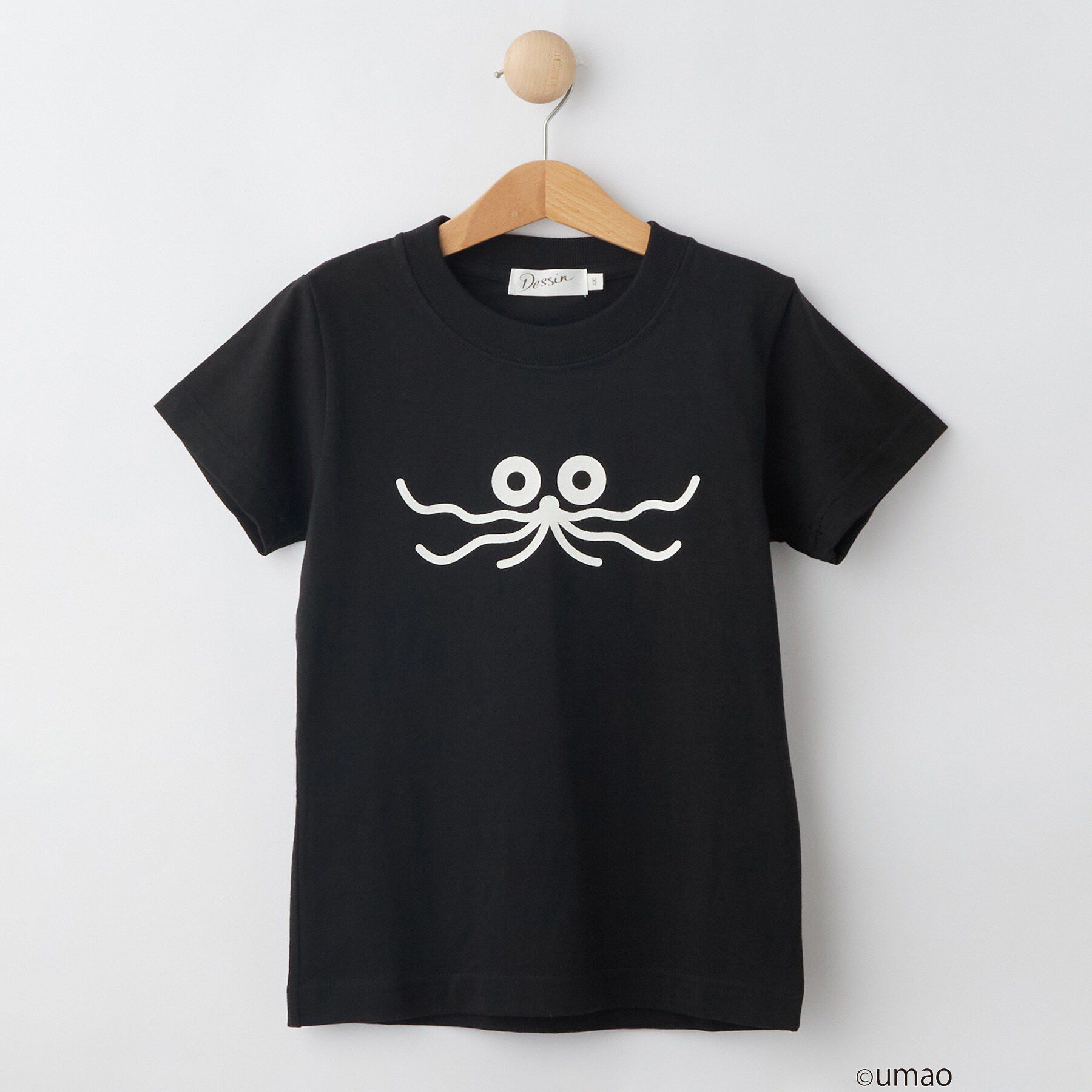 Dessin「UMAO&times;Dessinコラボ プリントフェイスTシャツ」|Tシャツ・カットソー|ブラック(019)