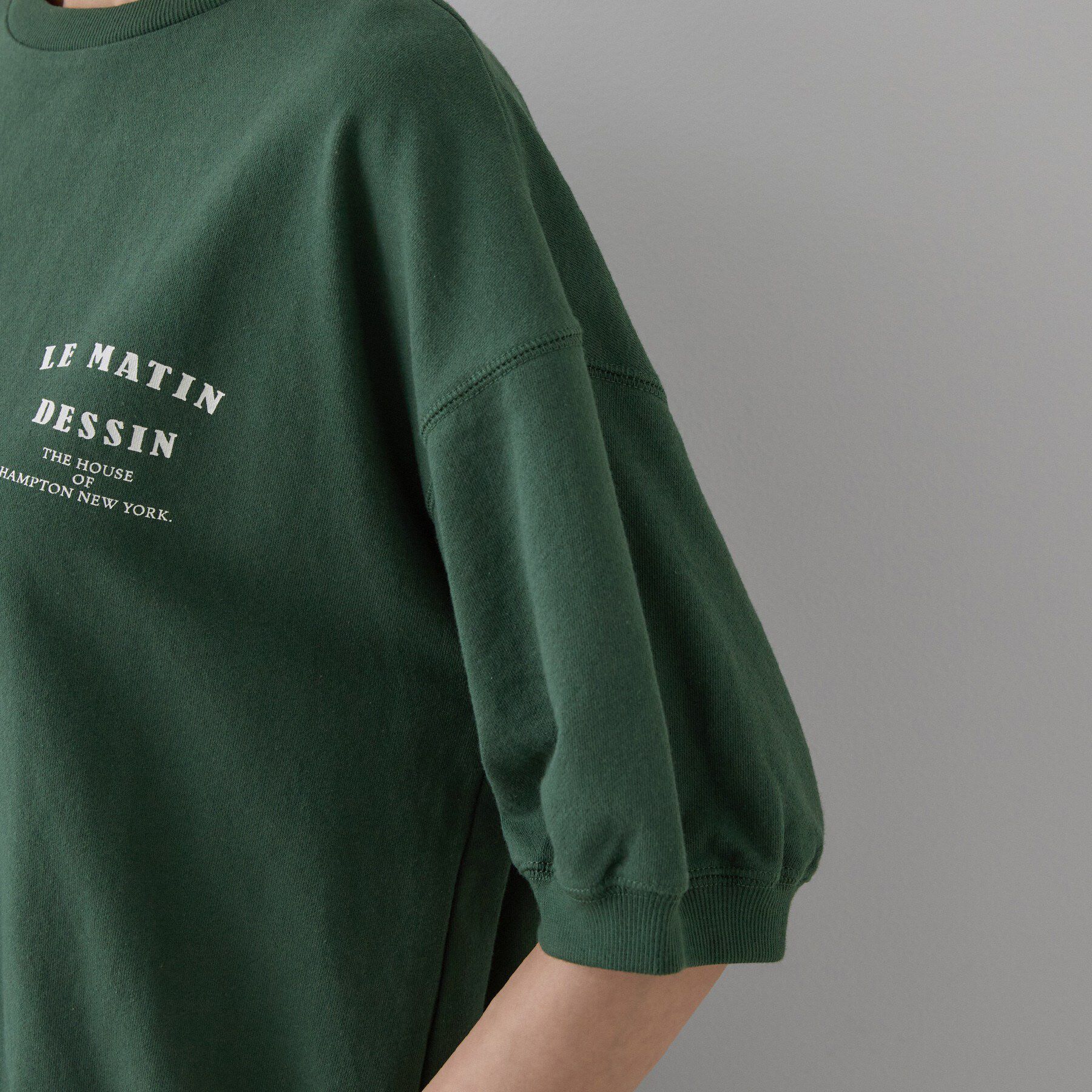 Dessin「ハーフスリーブロゴプルオーバー」|Tシャツ・カットソー|