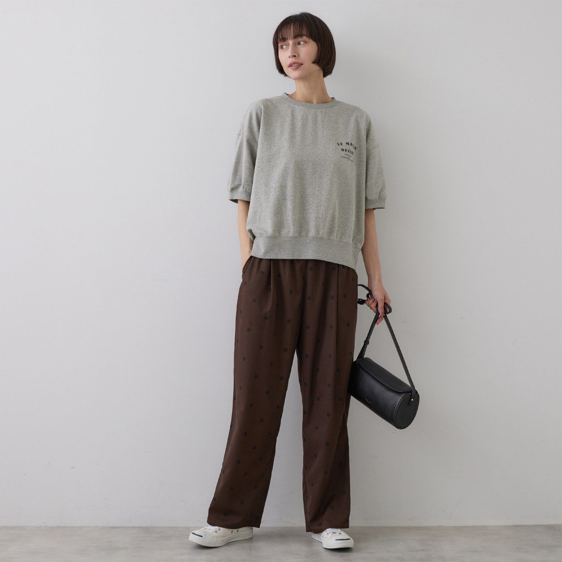 Dessin「ハーフスリーブロゴプルオーバー」|Tシャツ・カットソー|