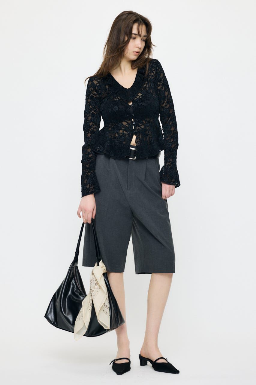 MOUSSY「TUCK WIDE HALF パンツ」|その他|