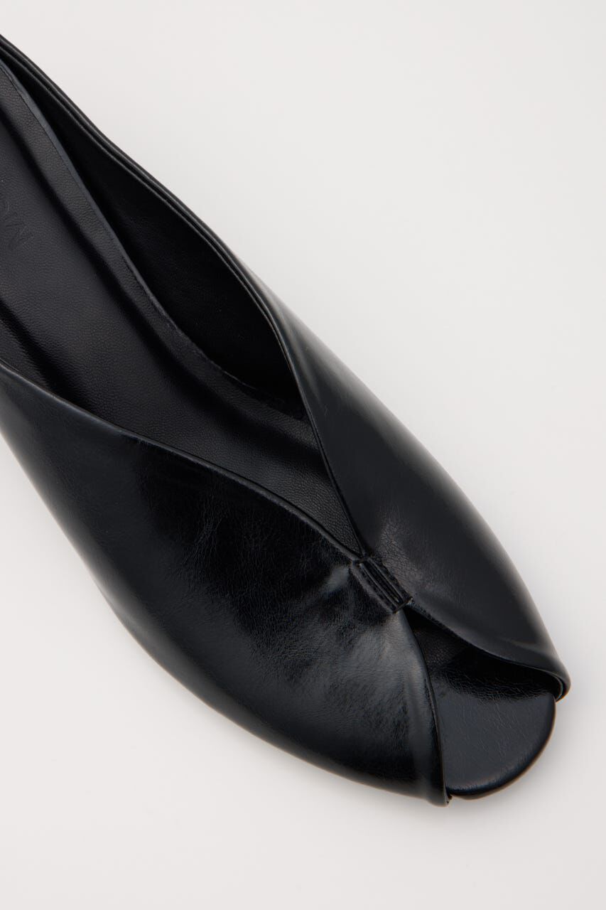 MOUSSY「OPEN TOE SQUARE HEEL ミュール」|サンダル|