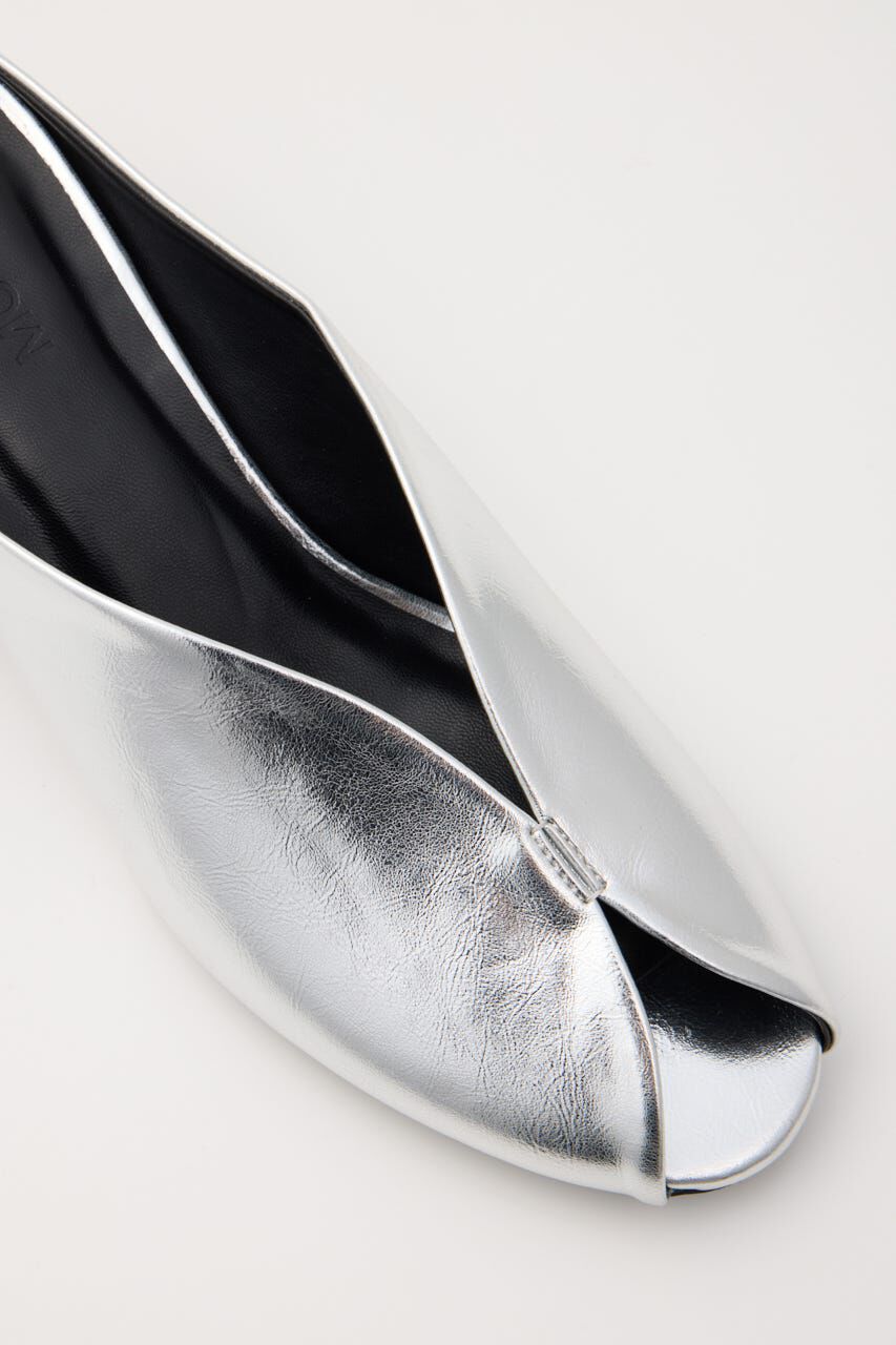MOUSSY「OPEN TOE SQUARE HEEL ミュール」|サンダル|