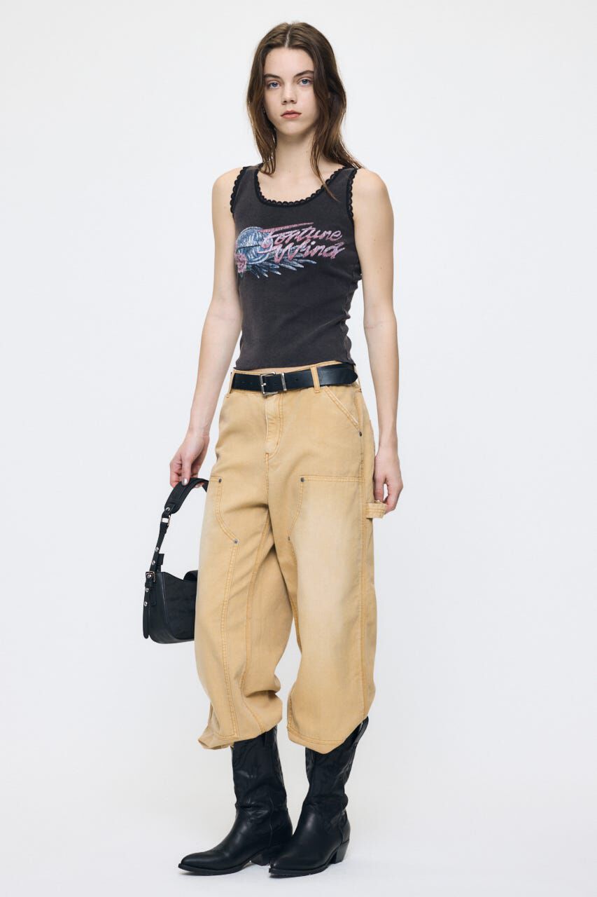 MOUSSY「LACE TRIM タンクトップ」|タンクトップ|