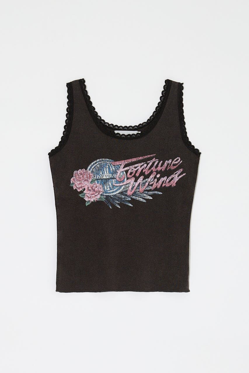 MOUSSY「LACE TRIM タンクトップ」|タンクトップ|