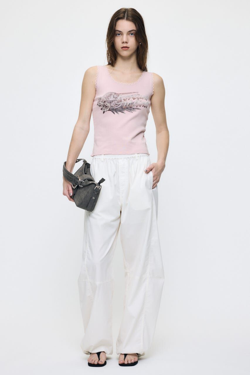 MOUSSY「LACE TRIM タンクトップ」|タンクトップ|
