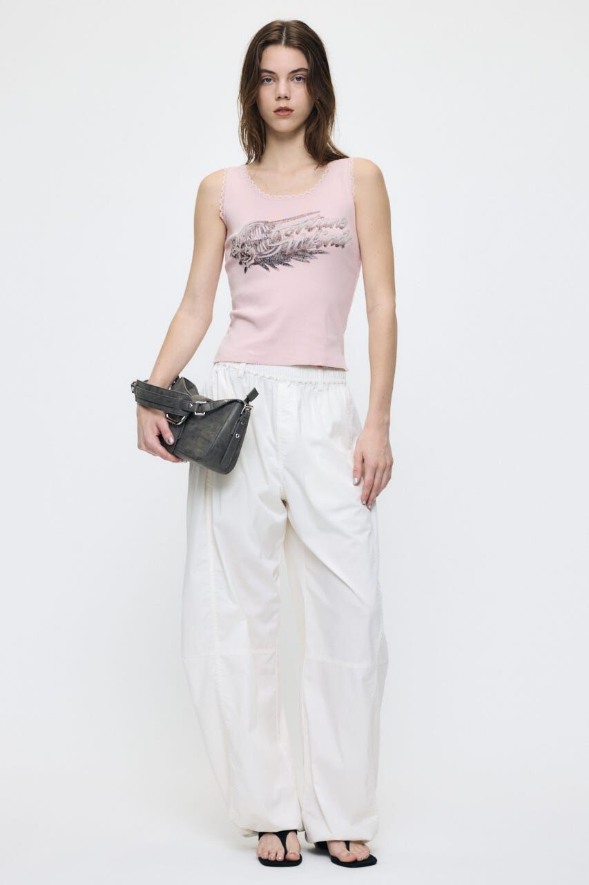 MOUSSY「LACE TRIM タンクトップ」|タンクトップ|