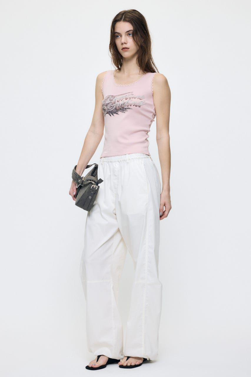 MOUSSY「LACE TRIM タンクトップ」|タンクトップ|