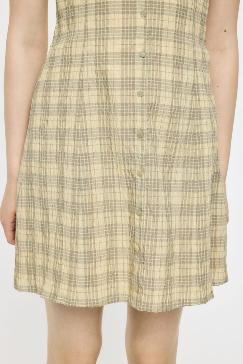 MOUSSY「2WAY SHIRRING MINI ドレス」|ワンピース|