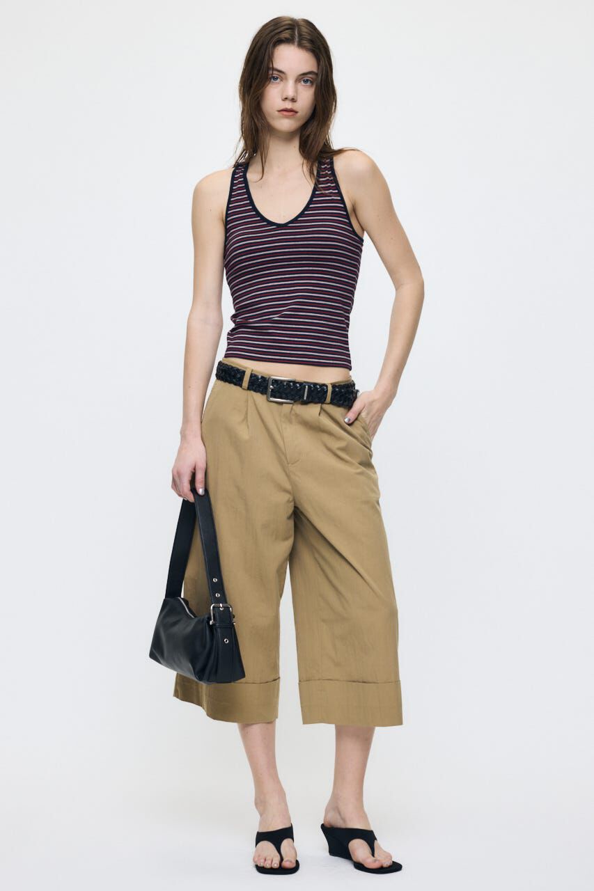 MOUSSY「BACK CROSS CUP タンク」|タンクトップ|