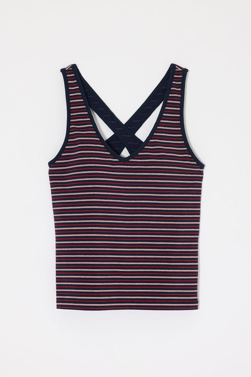 MOUSSY「BACK CROSS CUP タンク」|タンクトップ|
