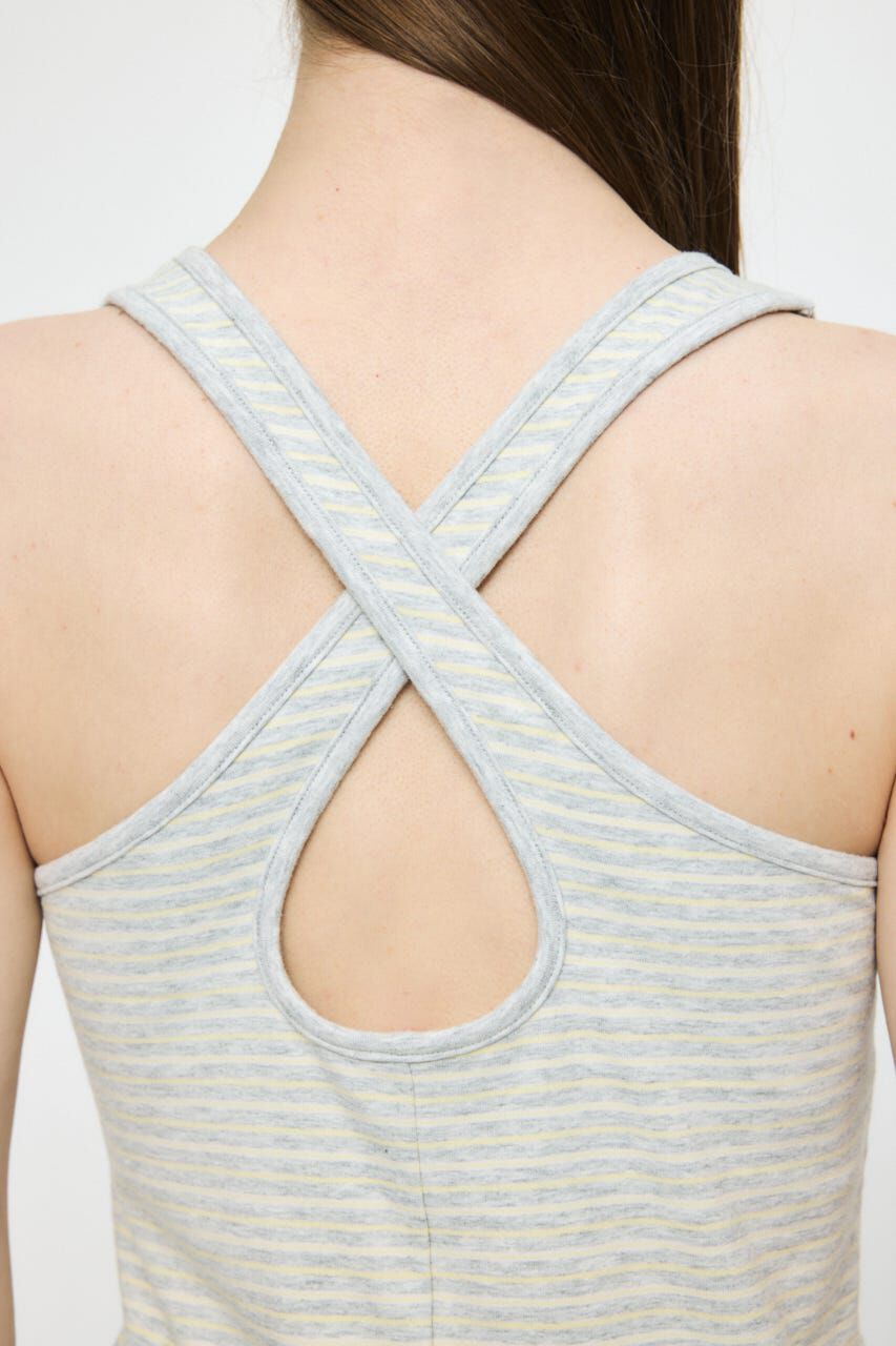 MOUSSY「BACK CROSS CUP タンク」|タンクトップ|