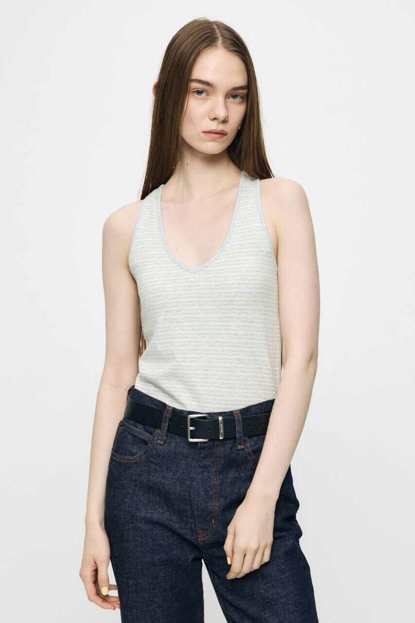 MOUSSY「BACK CROSS CUP タンク」|タンクトップ|