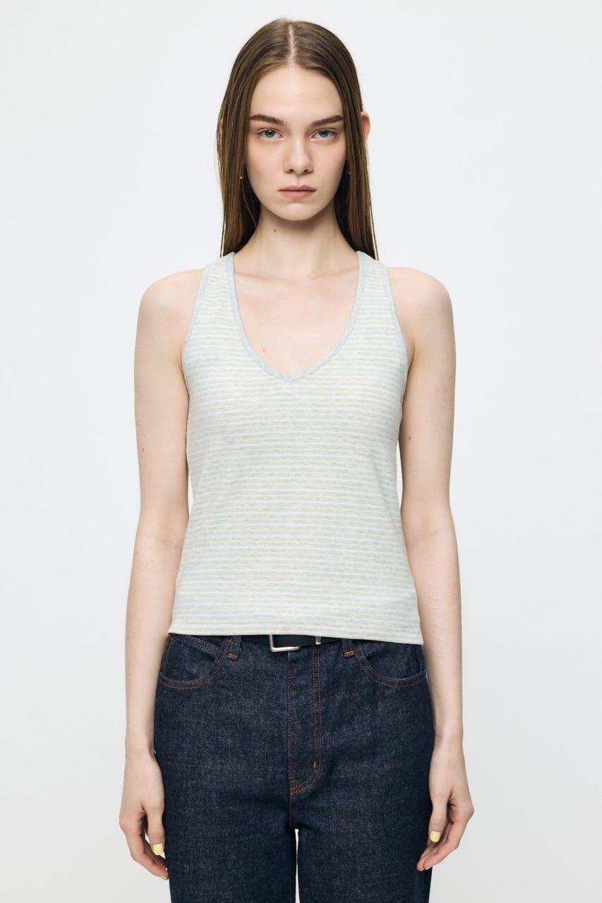 MOUSSY「BACK CROSS CUP タンク」|タンクトップ|