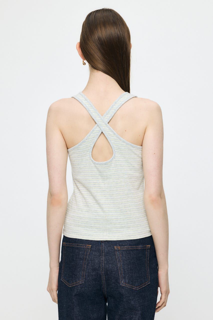 MOUSSY「BACK CROSS CUP タンク」|タンクトップ|